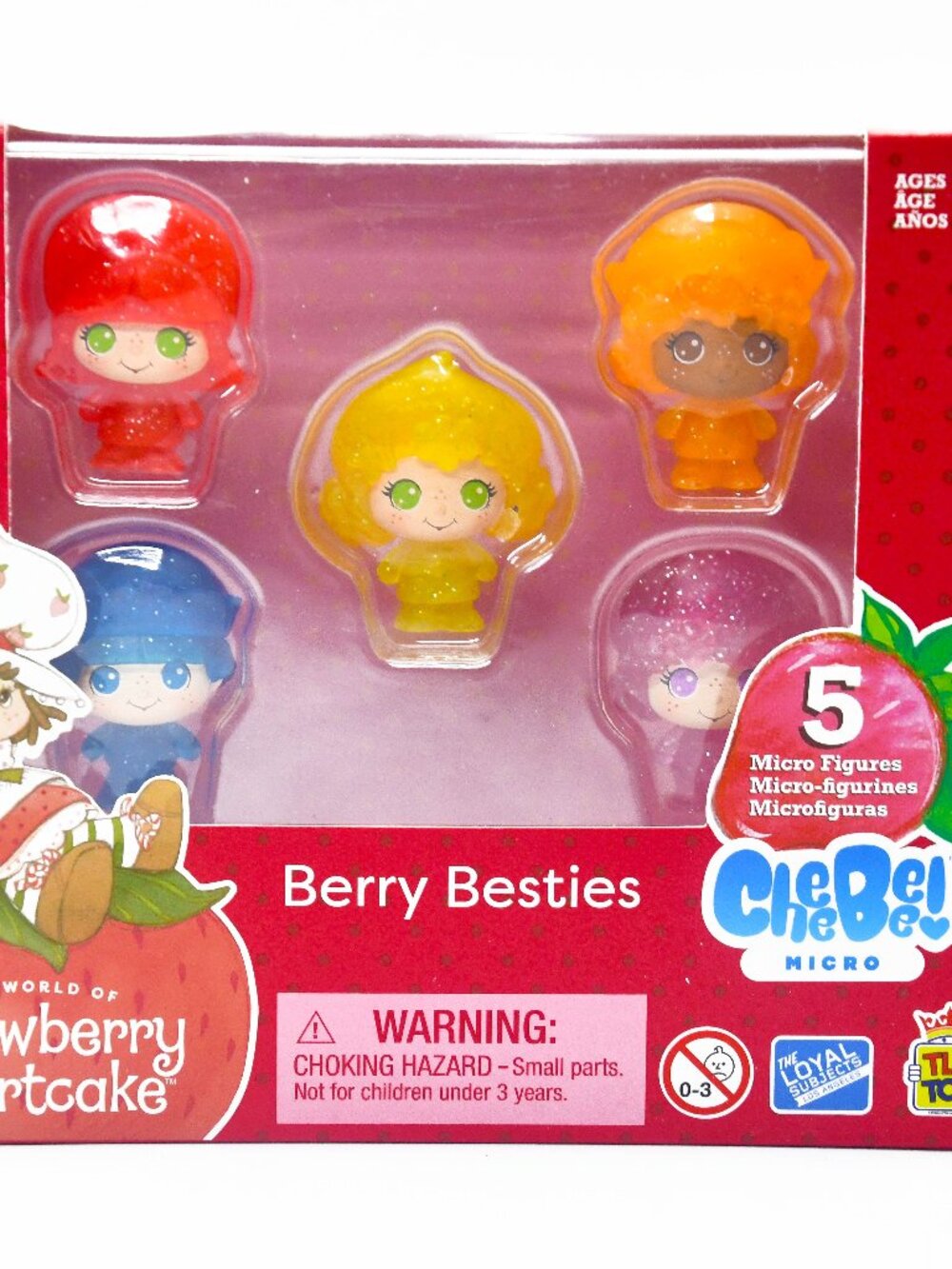 Strawberry Shortcake Berry Besties Micro Figures 5-Pack CheeBee Scented Toys New